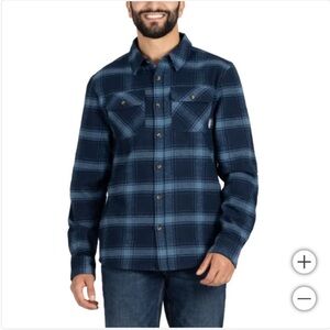 NWT Colorado Clothing Men Flannel BLUE - size XL